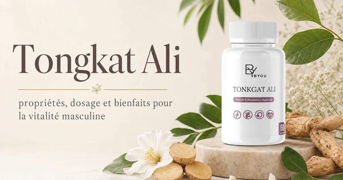 Gélules de Tongkat Ali extrait concentré 100:1 pour la vitalité masculine