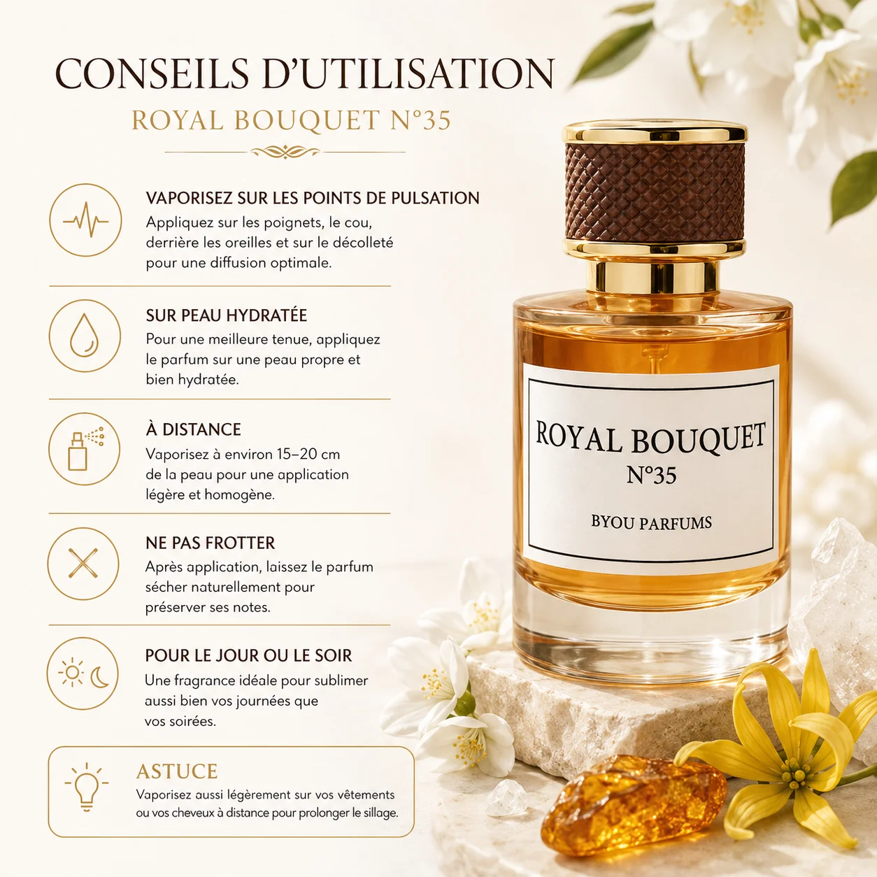 Royal Bouquet N°35 — Oriental ambré