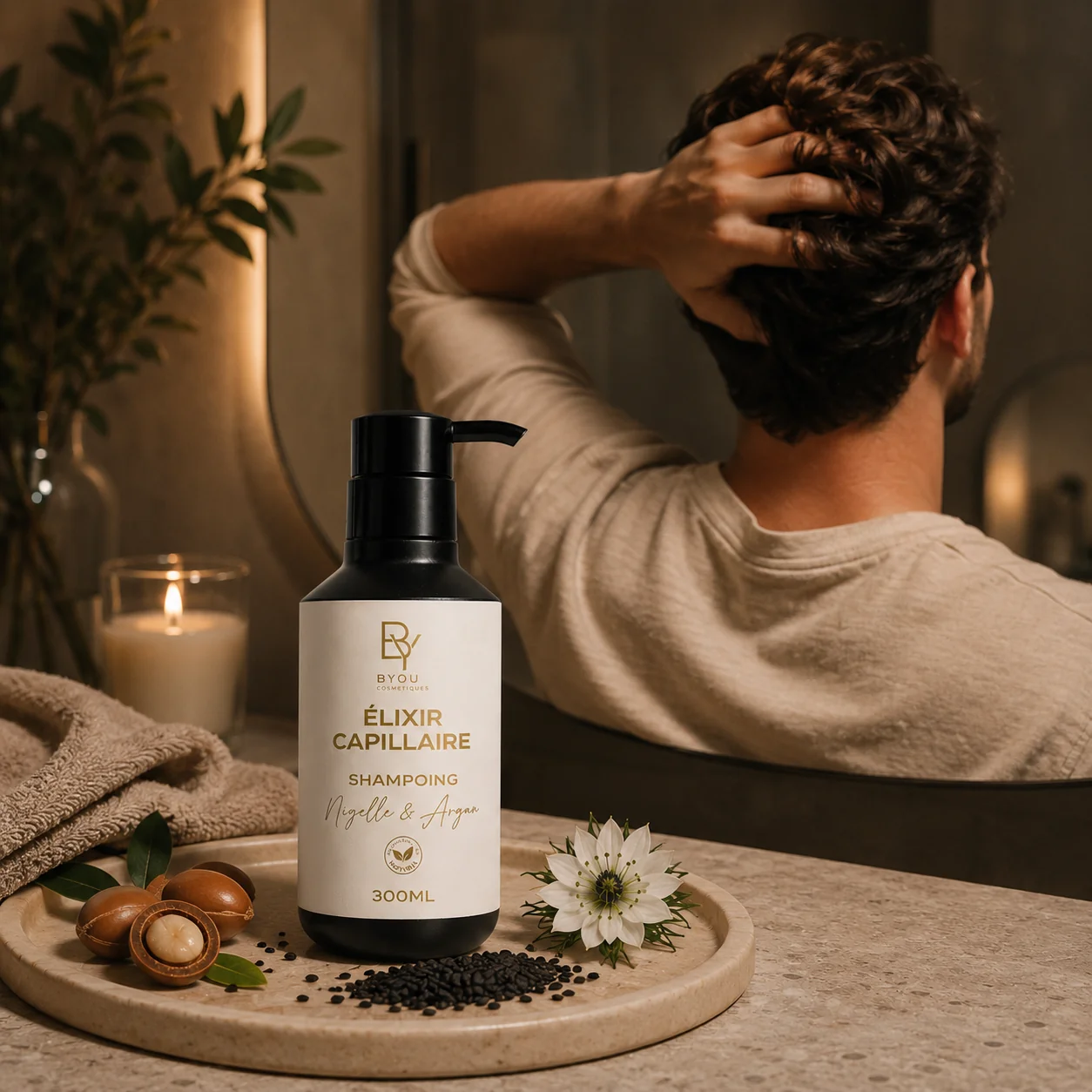 Shampooing Elixir Nigelle & Argan 300ml — shampooing naturel & bio | Byou Cosmétiques