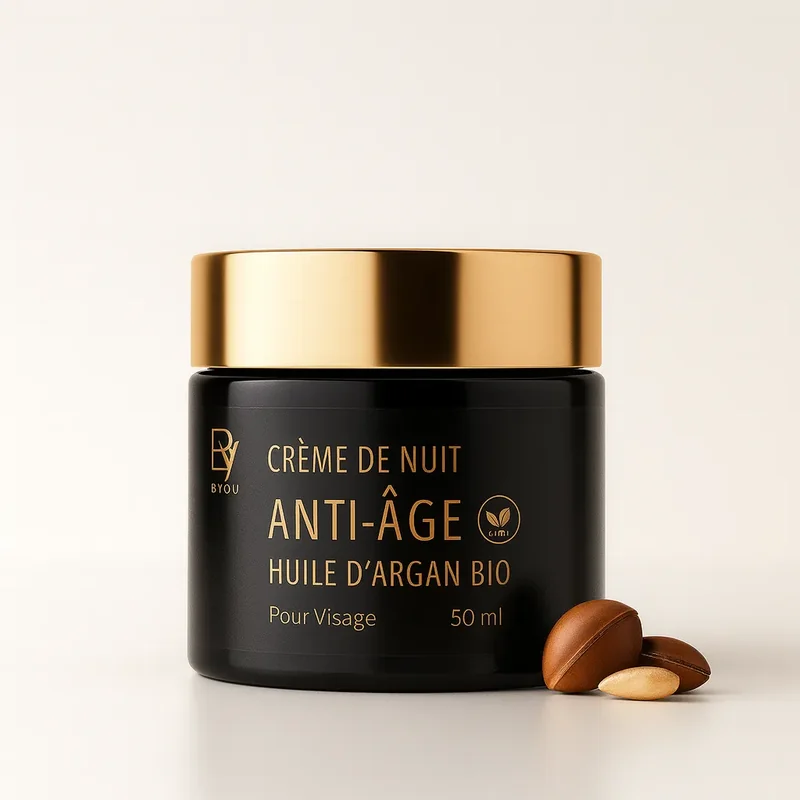 Crème de Nuit Anti-Âge - Huile d’Argan Bio