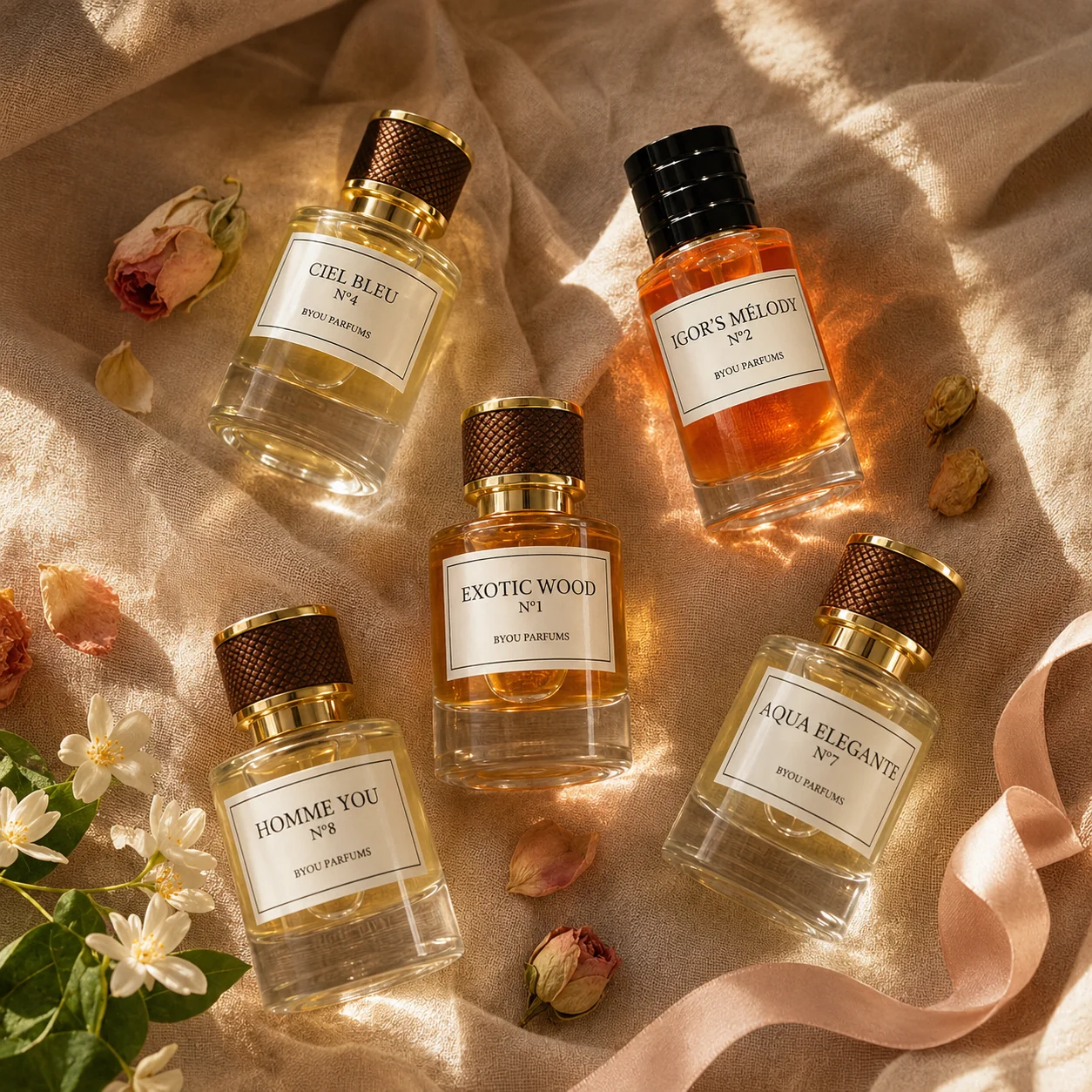 Coffret 5 Parfums Homme au Choix
