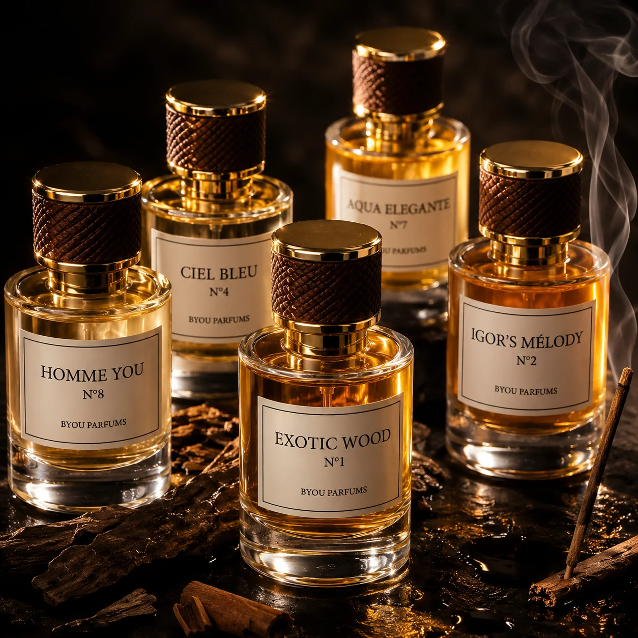 Coffret 5 Parfums Homme au Choix