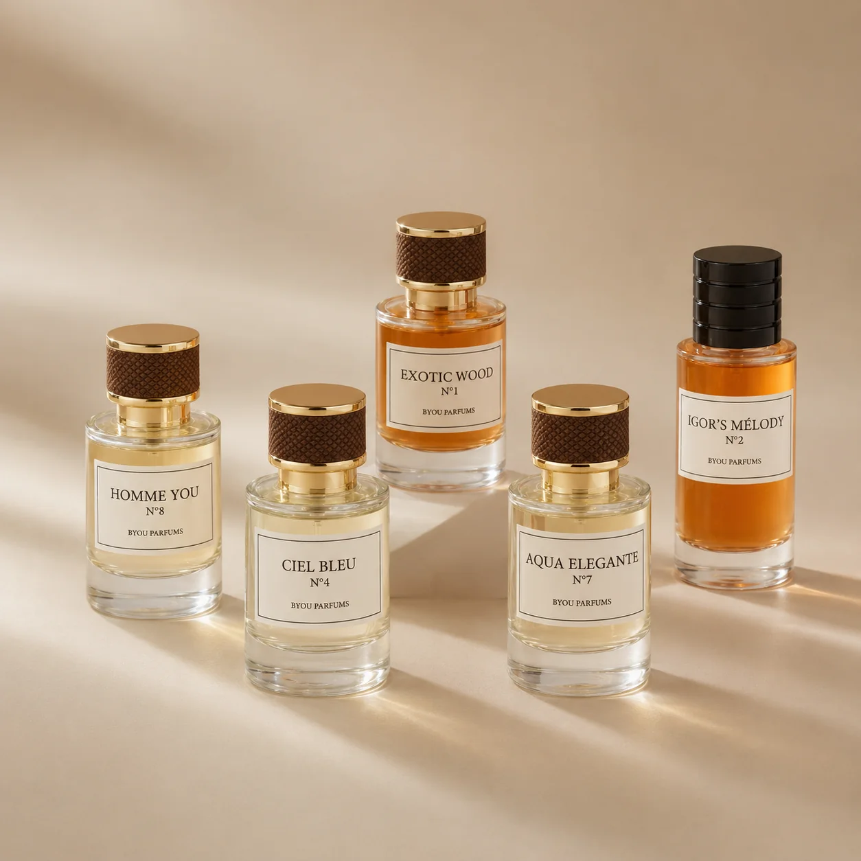 Coffret 5 Parfums Homme au Choix