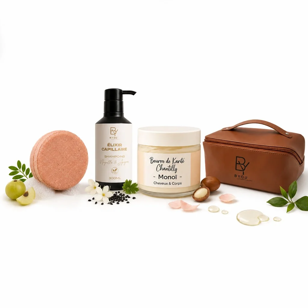 Coffret Cheveux Bouclés — Curly, Karité & Trousse