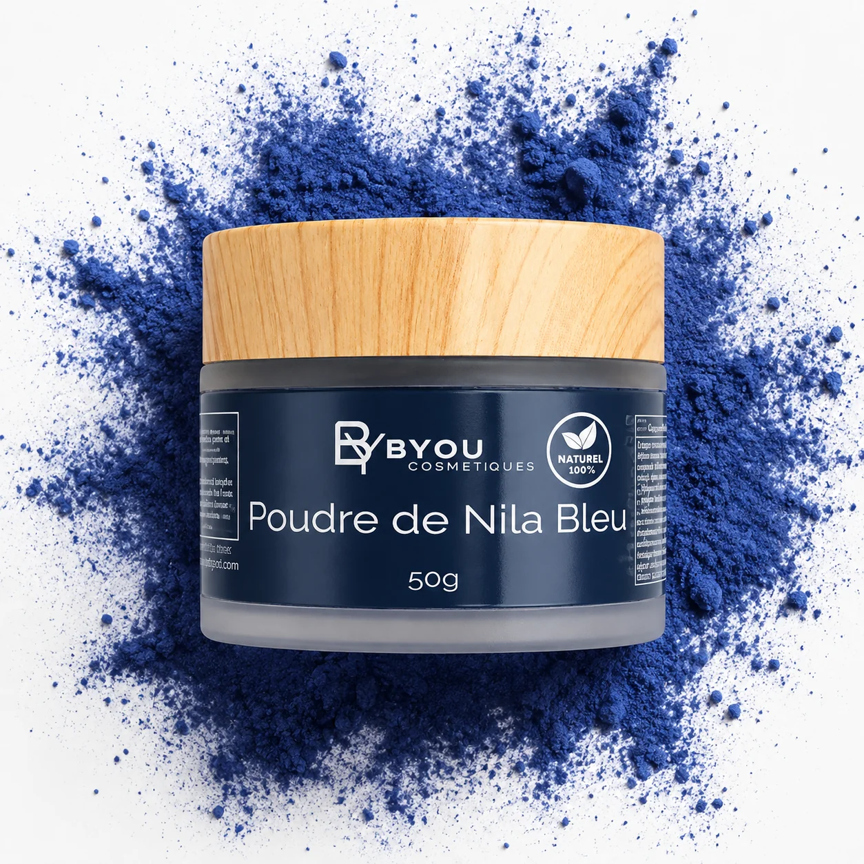 Poudre de Nila Bleu - L'Essence du Maroc pour une Peau Éclatante — cosmétique naturel Byou