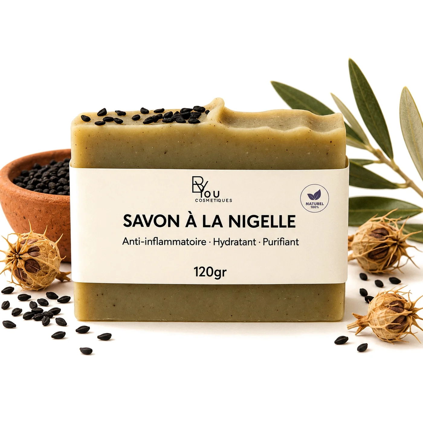 Savon Artisanal à la Nigelle