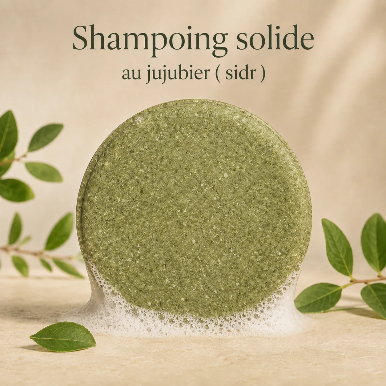 Shampooing Solide Jujubier — cosmétique naturel Byou